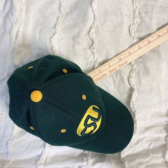CSU Zephyr Ballcap Hat Green w/ Gold Embroidery M/L Good Condition - Picture 5 of 6